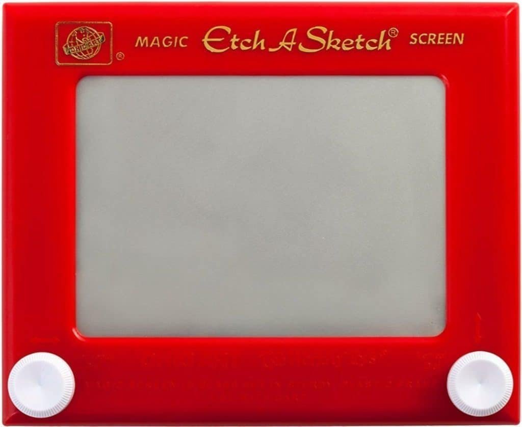 The only screen Gen X kids had besides the TV, was the Etch A Sketch.