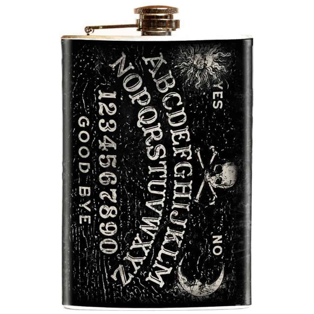 This Ouija Board Flask is a great way to sneak a swig.