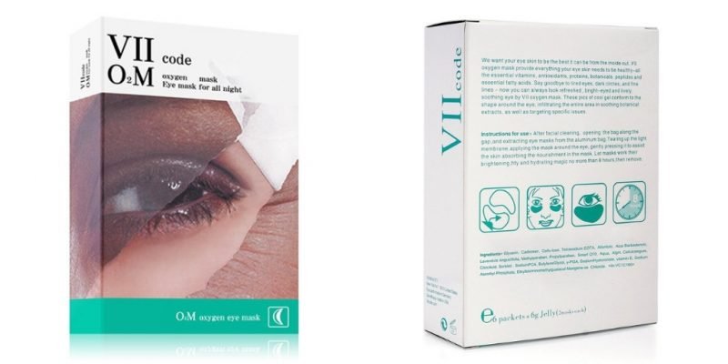 VII Code O2M Oxygen Night Repair Eye Mask