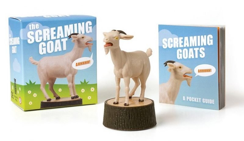 This screaming goat figurine will be a big hit at the office